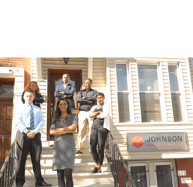 Group photo os the Johnson Security Bereau Team