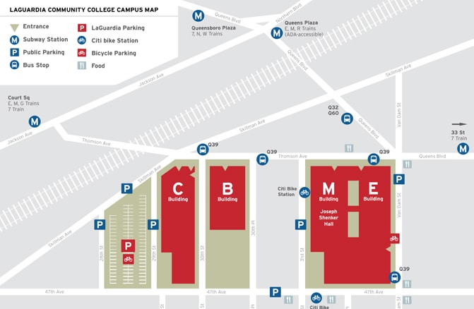 LaGuardia College map