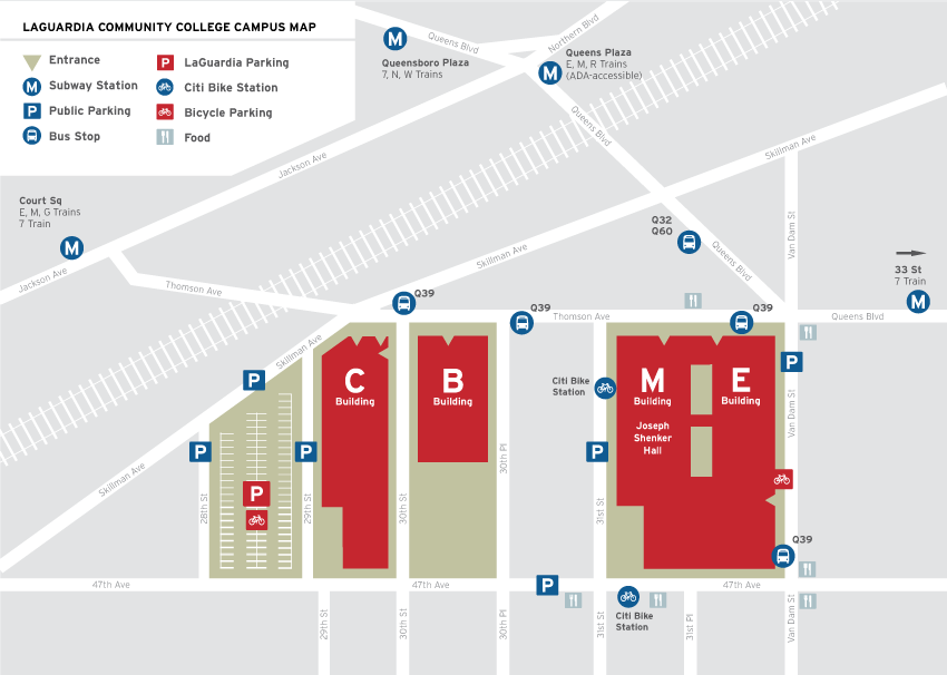 LaGuardia Community College Map