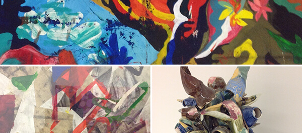 Fine Arts: Design Studies Option: college of abstract images and statues