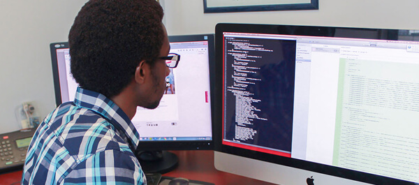 Programming and Systems: Student coding in a computer