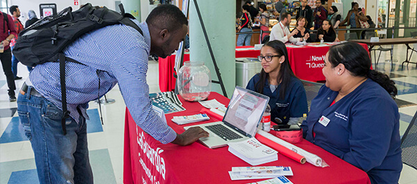 Public and Community Health: Student getting help with health