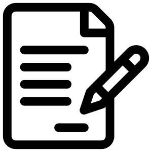 Vector image of a sheet of paper