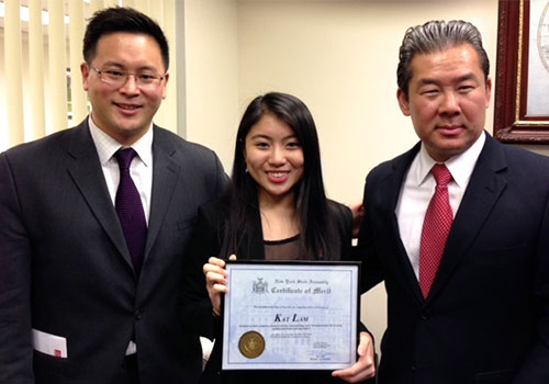 Receiving Award
