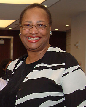Portrait shot of Sandra Watson