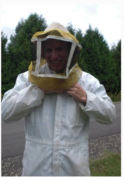 Professor Benjamin Taylor in Bee Suit Photo