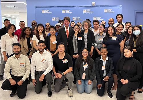 LaGuardia Kicks-off Second Pilot Year of Goldman Sachs 10,000 Small Businesses Fellows Program