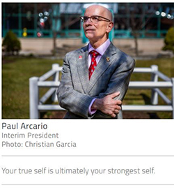 portrait shot of Interim President Paul Arcario