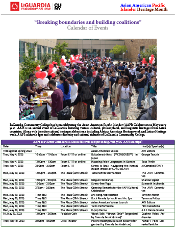 AHC Events poster