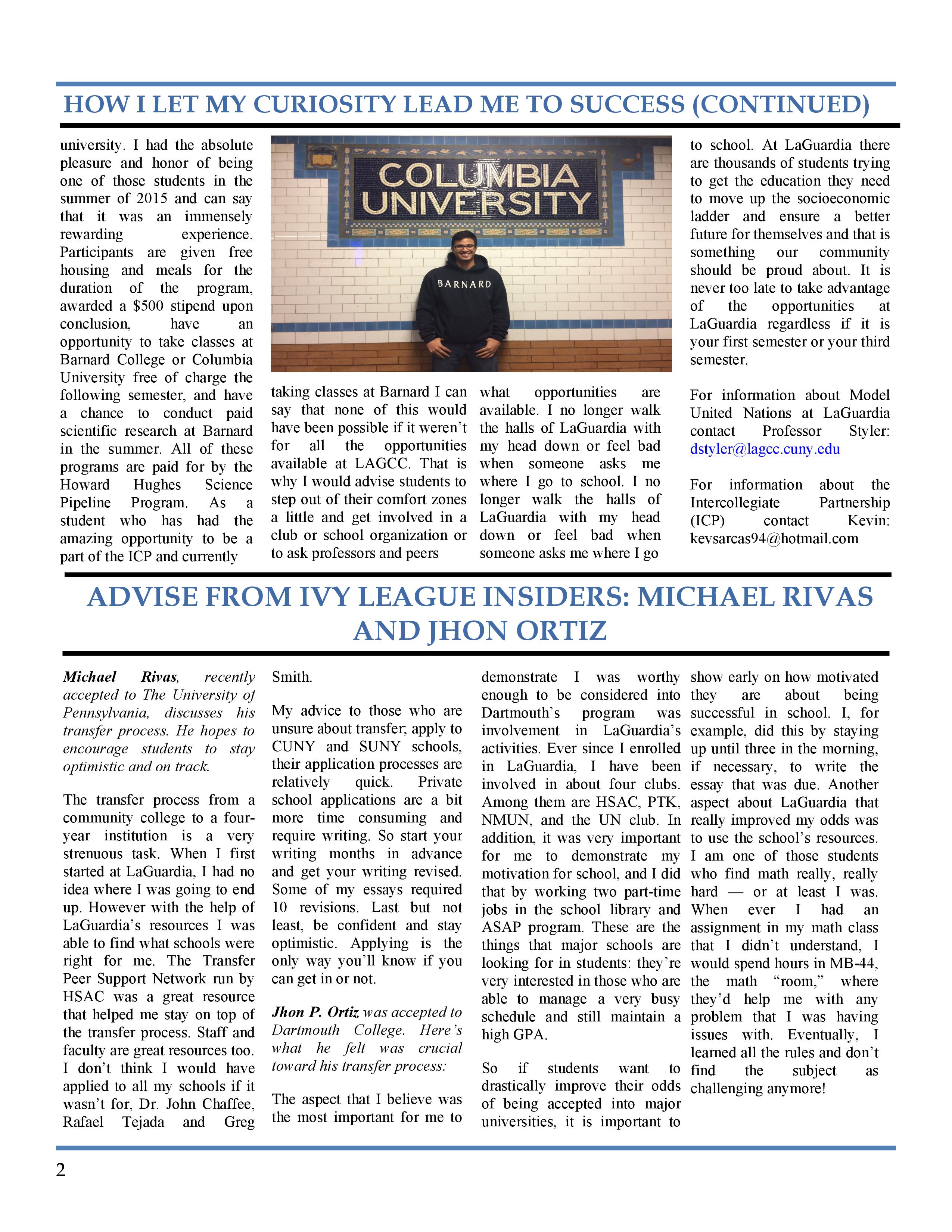 student news laguardia