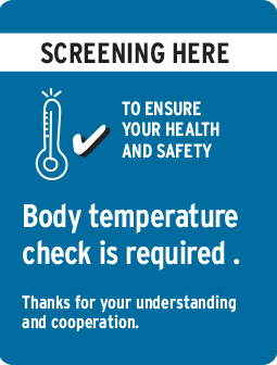 Body temp check is required