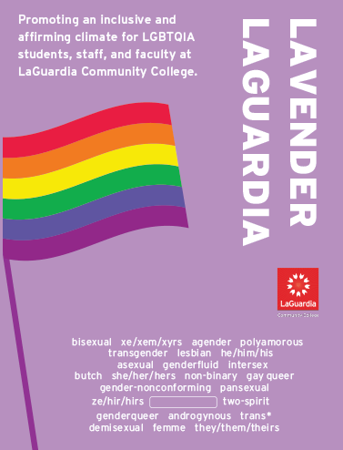 Lavender LaGuardia Poster