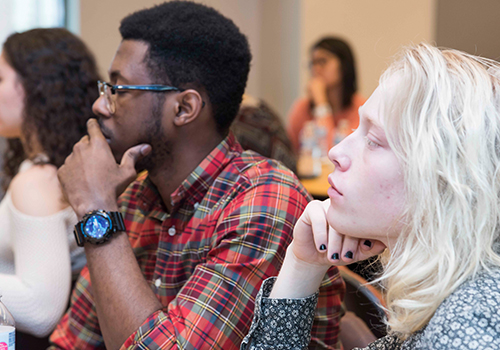 Students paying attention to lecture