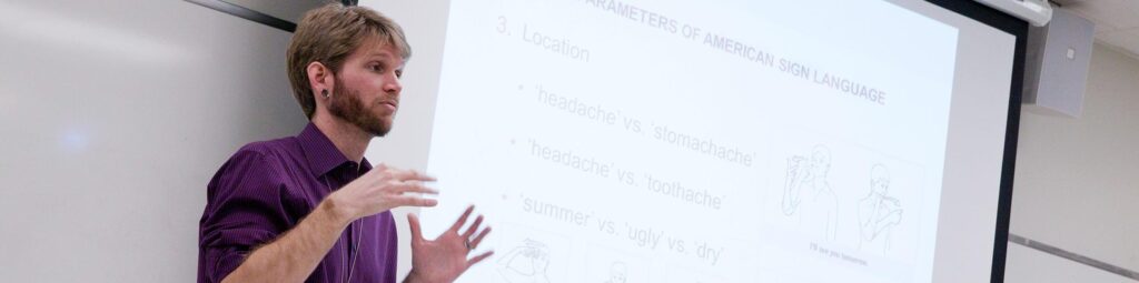 intensive study in american sign language program