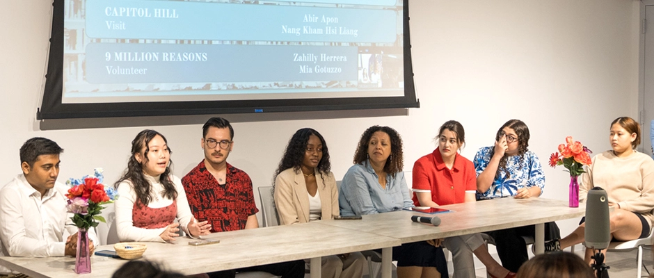 LHI Students in a Conference Panel