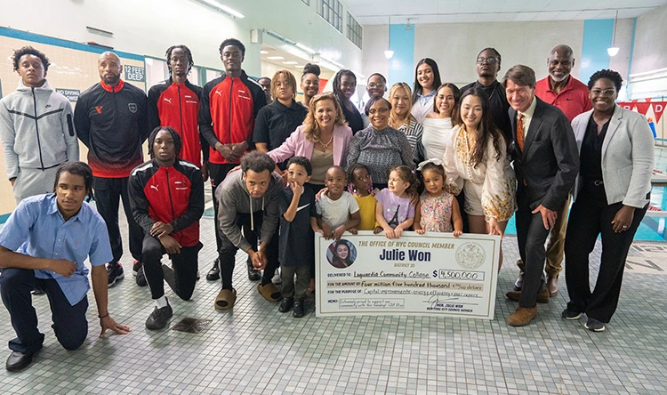 LaGuardia Community College Thanks Council Member Julie Won for $4.5 Million Capital Funding for Energy Efficiency Improvements and Community Pool Repairs