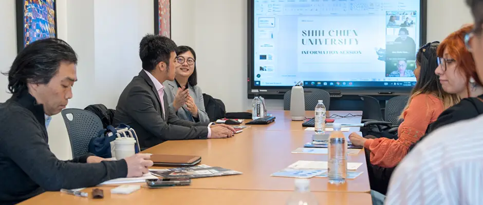 Professor Katarzyna Papaja introduced LaGuardia faculty to multiple opportunities to collaborate on research and teaching with colleagues at the University of Silesia in Katowice, Poland.