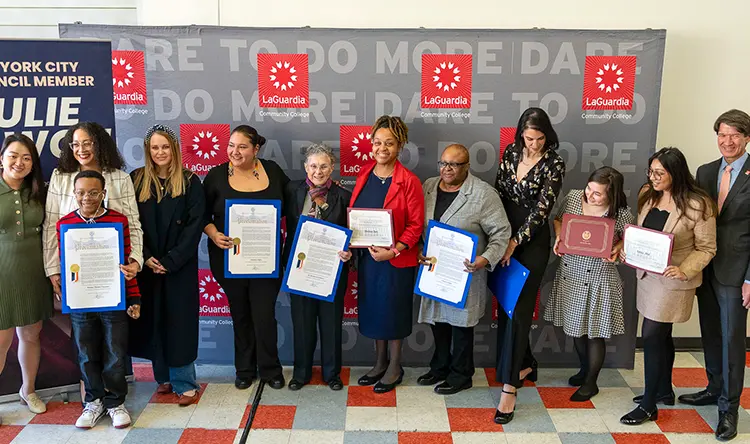 Council Member Julie Won and LaGuardia Community College President Kenneth Adams Honor Women Creating Better Futures for Children and Families in Queens