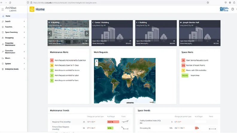 Archibus – Building Operations’ Physical Infrastructure Management System