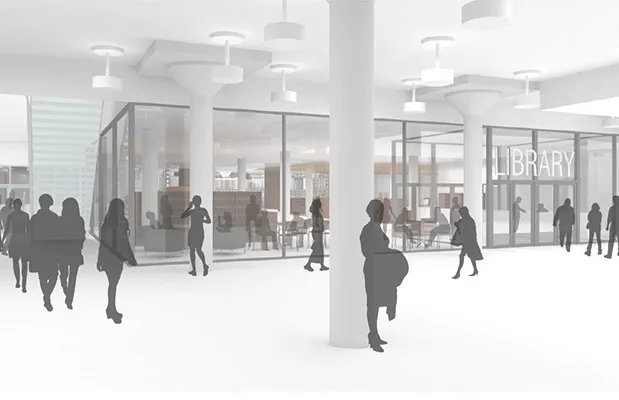 Library Main Entrance – E Building First Floor