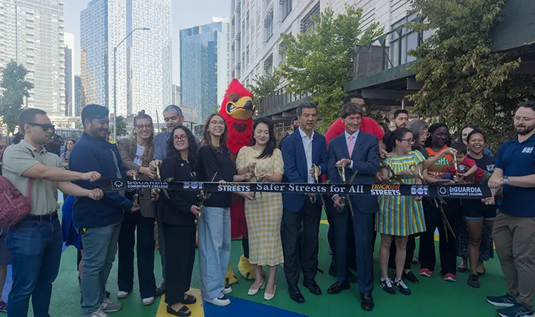 NYC DOT Announces Plans for Trick-or-Streets 2025, Cuts Ribbon at New Plaza in Long Island City