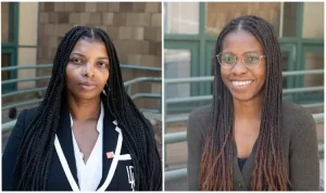 Pictured from left to right: Tamoy Bloomfield and Jessicah Erondu.