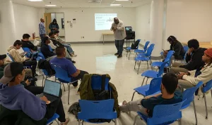 LaGuardia Community College’s New Barbershop Series Offers Free Haircuts, Real Talk, and Community for Black Male Students