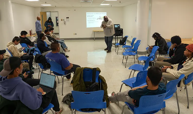 LaGuardia Community College’s New Barbershop Series Offers Free Haircuts, Real Talk, and Community for Black Male Students